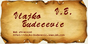 Vlajko Budečević vizit kartica